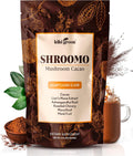 Shroomo Mushroom Coffee Alternative - Master Blend of Lion's Mane, Ashwagandha, Maca Root, Roasted Chicory, Monk Fruit For Mental Clarity, Energy, Focus - Cacao Hot Chocolate Drink 8 oz by KIKI Green
