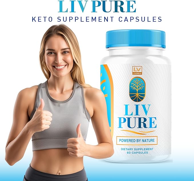 Livpure - Livpure Capsules, Official Liv Pure Liver Supplements Advanced for Overall Health & Wellness, All Natural Formula Liv Pure Pills Reviews, 60 Capsules for 1 Month