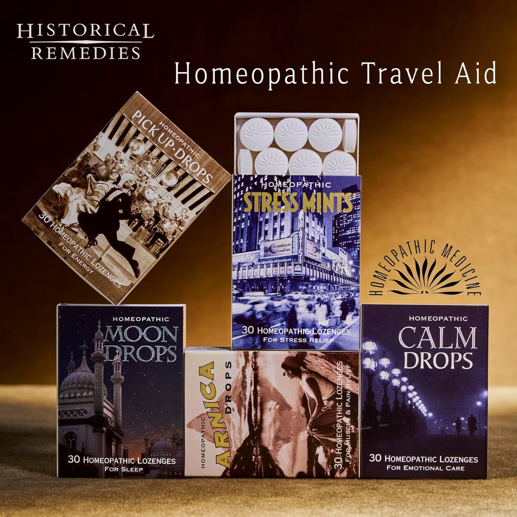 Calm Drops Homeopathic Lozenges (3 Pack)| Natural Care for Emotional Stress Relief, Vegan & Gluten-Free Organic Vanilla Flavor Drops to Promote Relaxation and a Sense of Calm