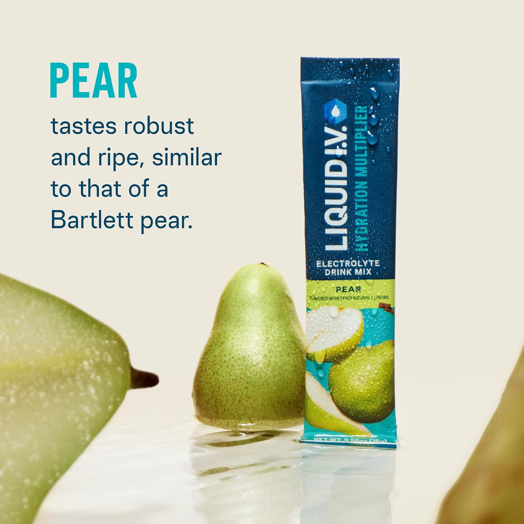 Liquid I.V.® Hydration Multiplier - Pear | Electrolyte Powder Drink Mix | 1 Pack (16 Servings)