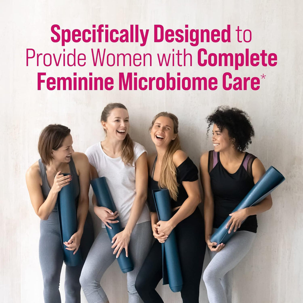 Culturelle 4-in-1 Probiotics for Women, Daily Probiotic & Prebiotic Supplement to Support Vaginal Health, Digestive Health, Immune Health, Occasional Diarrhea, Gas & Bloating Relief, Non-GMO, 30 Count