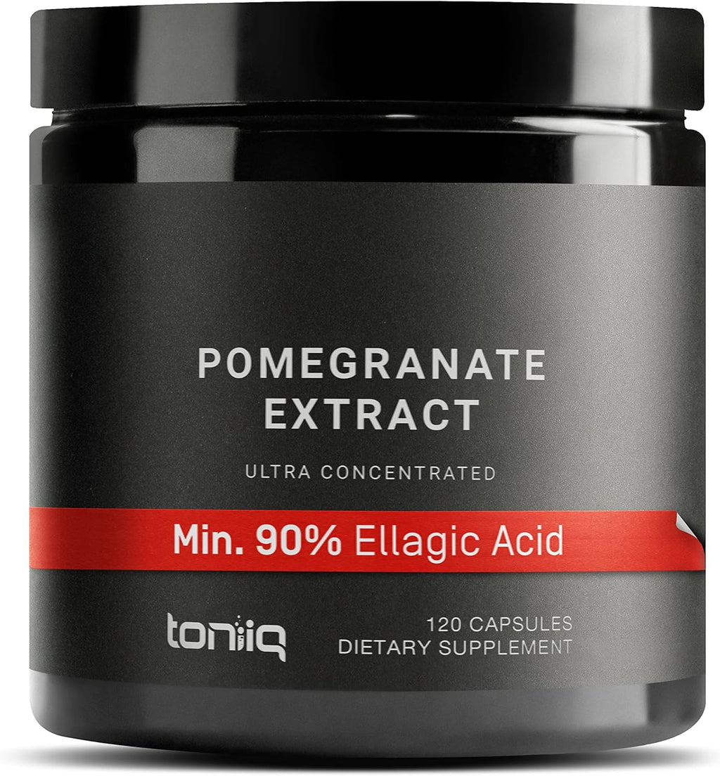 Pomegranate Extract - Ultra High Potency 35:1 Extract with 90% Ellagic Acid - Highly Concentrated - Third-Party Lab Tested - 120 Capsules