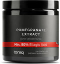 Pomegranate Extract - Ultra High Potency 35:1 Extract with 90% Ellagic Acid - Highly Concentrated - Third-Party Lab Tested - 120 Capsules