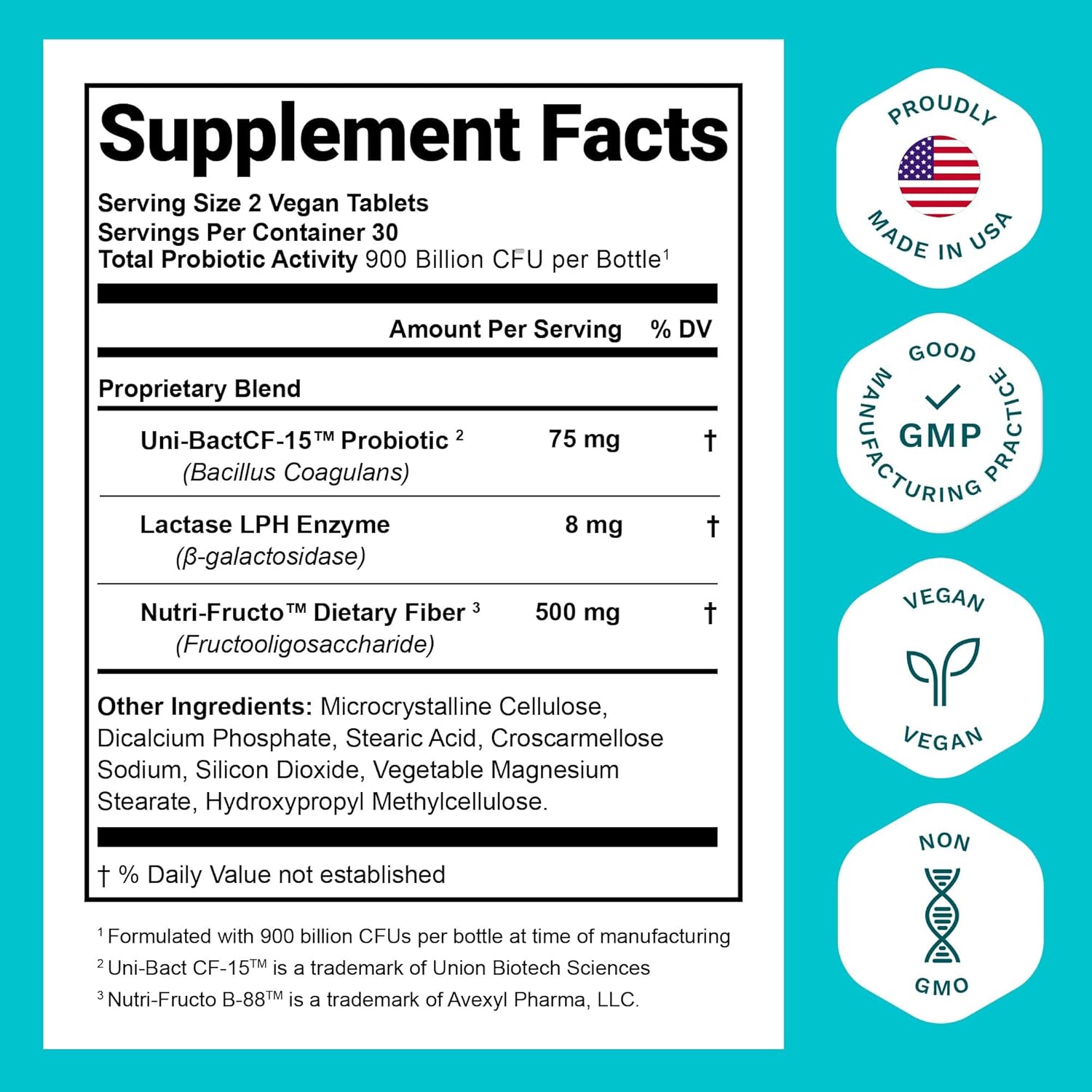 Nutrition Essentials GMP Certified Probiotic Dietary Supplement 6 Bottles 360 Capsules