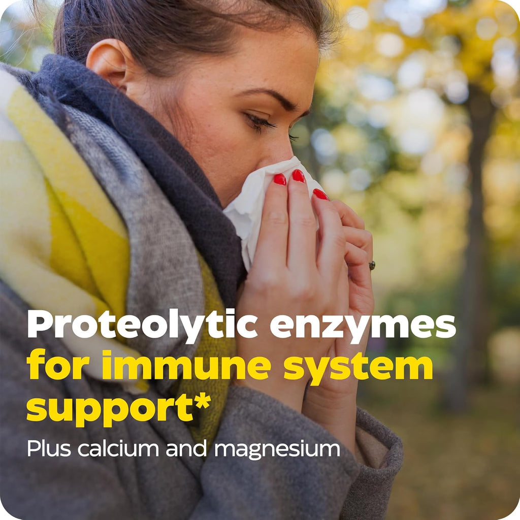 Enzymedica, Immune Defense, Regular Strength, Proteolytic Enzymes for Immune Support, 180 Count