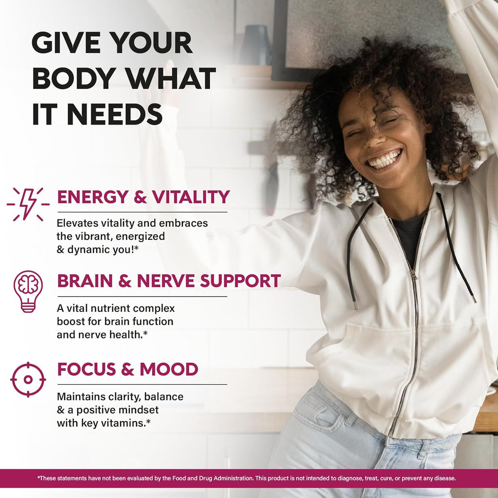 USDA Organic Vitamin B-Complex B5 Pantothenic Acid | B12 Methylcobalamin | B1 Thiamine | B6 Pyridoxine | B7 Biotin | B9 Folic | B3 Niacinamide - B Complex Liquid Drops, Made in USA Supplement, 2fl oz