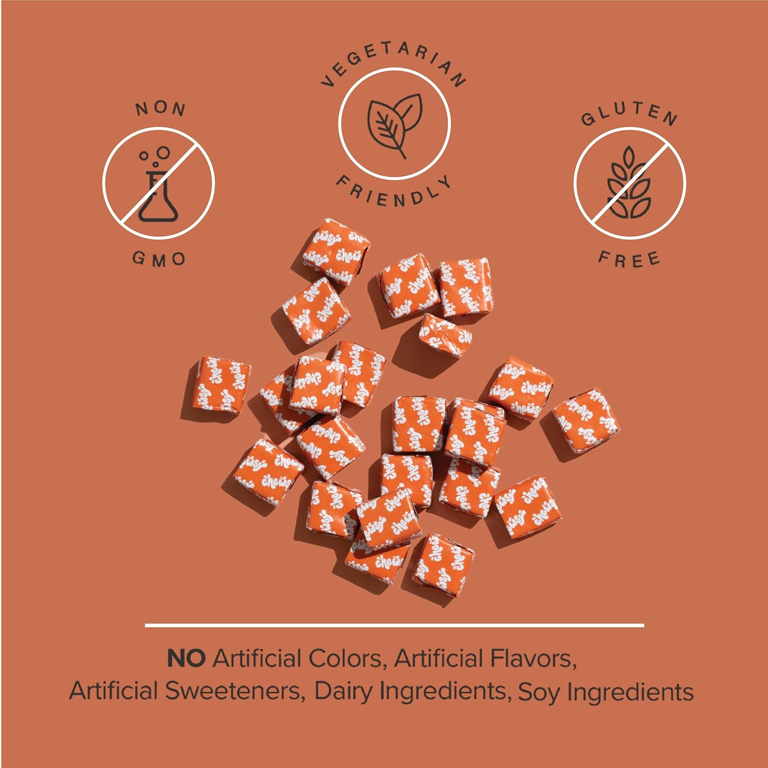 Chewsy - 6-in-1 Immune Support Fruity Chews with Elderberry - Vitamin C, A and D, Zinc and Selenium - Individually Wrapped - 6-Day Supply