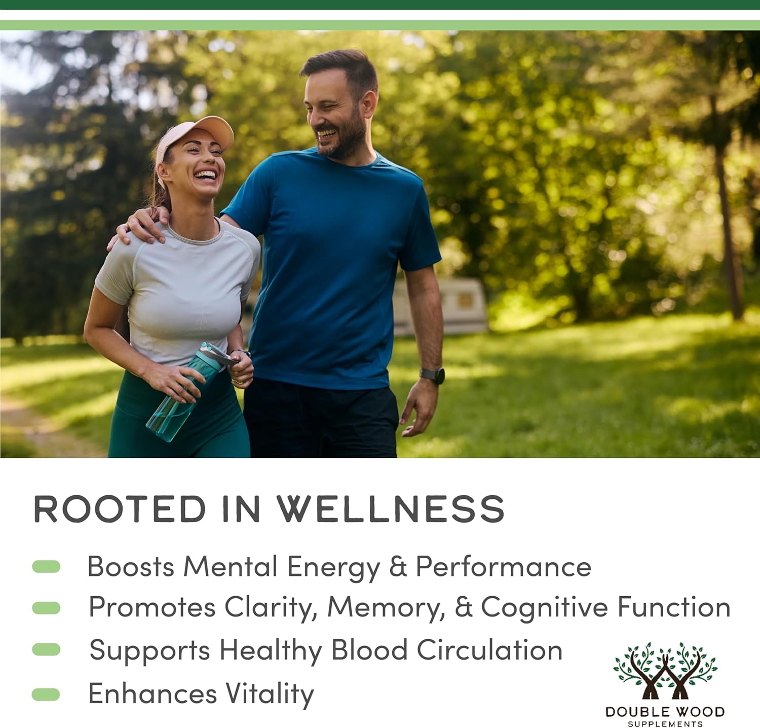 Ginseng Capsules (Korean Red Ginseng Extract, Panax Ginseng 10% Ginsenosides) (4 Month Supply) 240 Vegan Capsules - 1,000mg per Serving for Mood, Cognitive Function and Energy Support by Double Wood