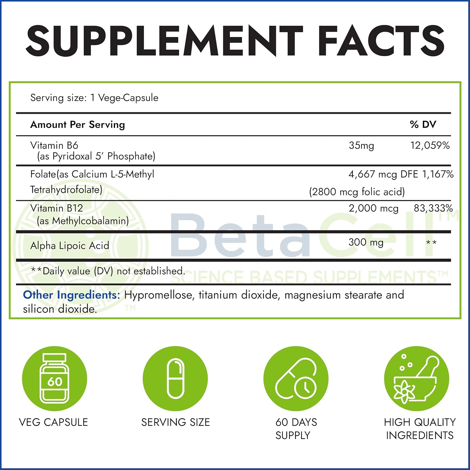 Neurofix Nerve Support Supplement - 60 Veg Capsules