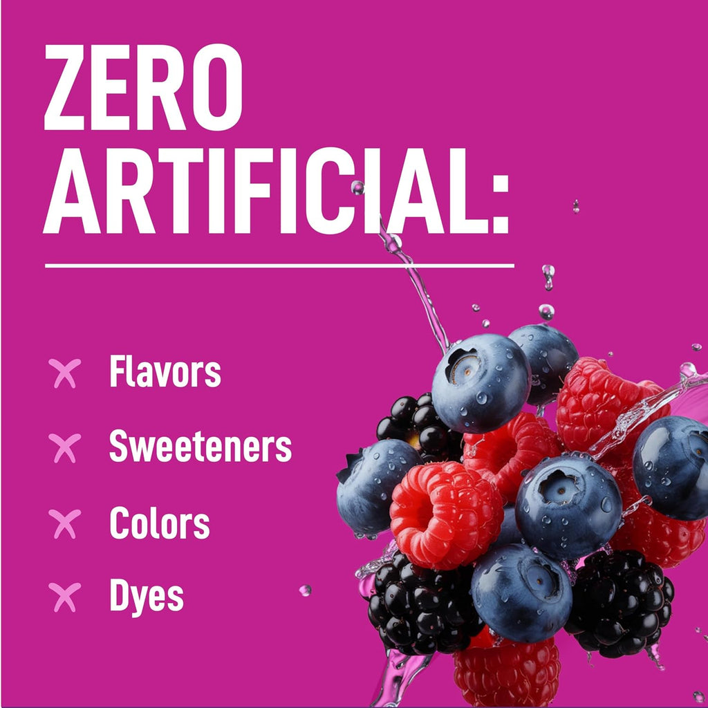Keppi Mixed Berry Electrolytes Powder 50 Servings – Sugar Free Electrolytes Drink Mix with Potassium, Magnesium & Sodium – Keto Hydration Electrolytes – Fasting-Friendly, Low-Calorie