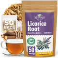50 Bags Licorice Root Tea Liqorish Root Tea Herb (Glycyrrhiza Glabra) - 50 Count 1.5g Bags Licorice Roots Raiz De Regaliz