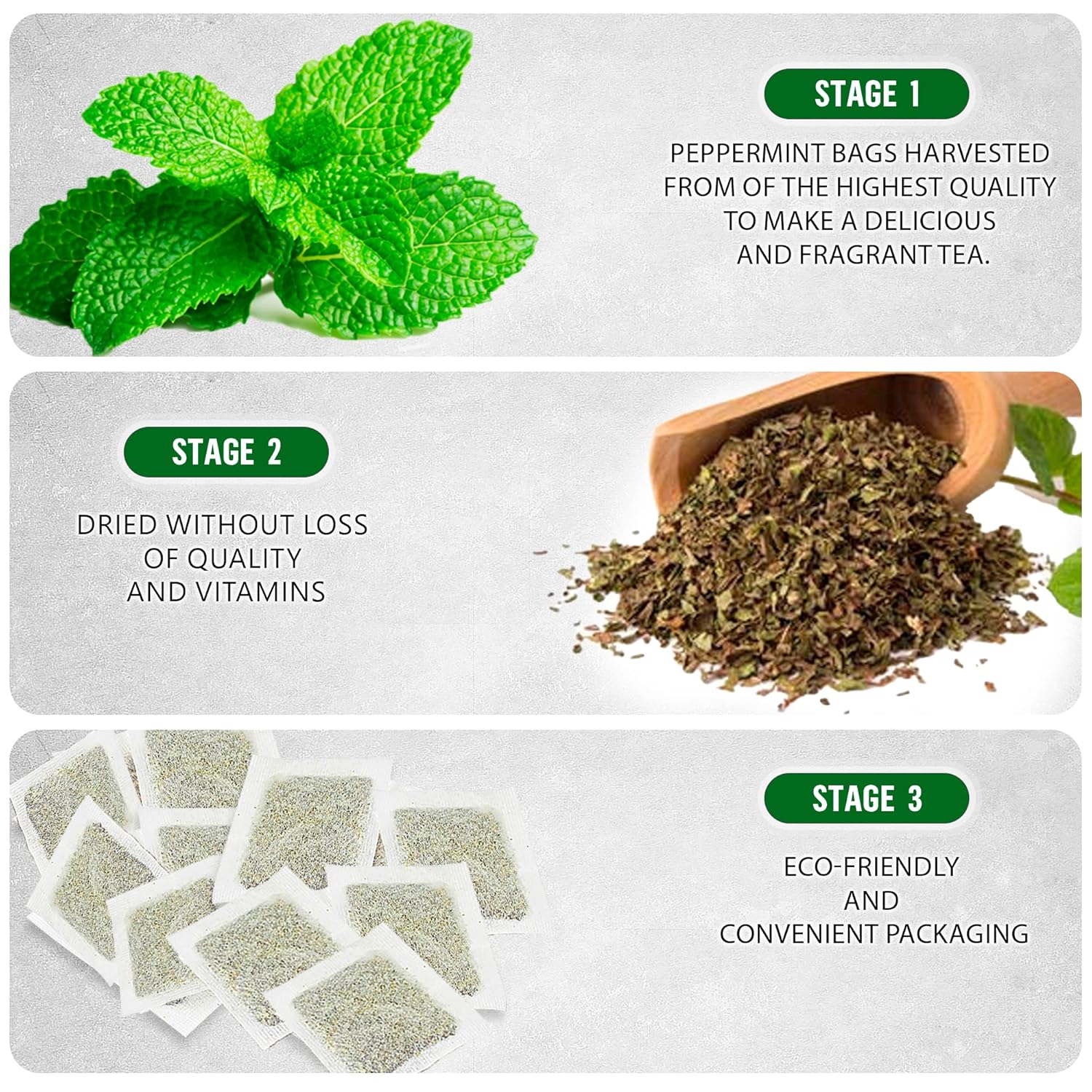 TeaDreamTea Peppermint Tea Bags - Alleviates Digestive Discomfort | Herbal, Aromatic & Caffeine Free | Healthy Mint Tea (200 Bags)