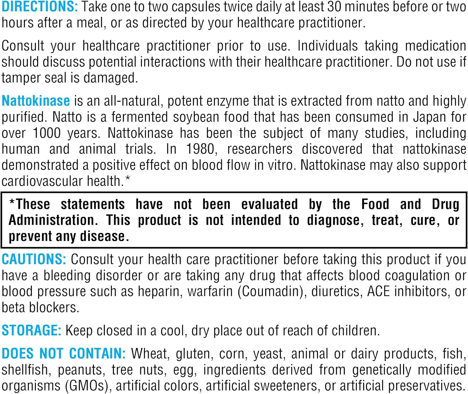 XYMOGEN Nattokinase - Nattokinase 2000 FU Blood Pressure Supplements - Heart Health, Circulation & Blood Pressure Support - Gluten Free, Vegan, Non GMO (120 Capsules)