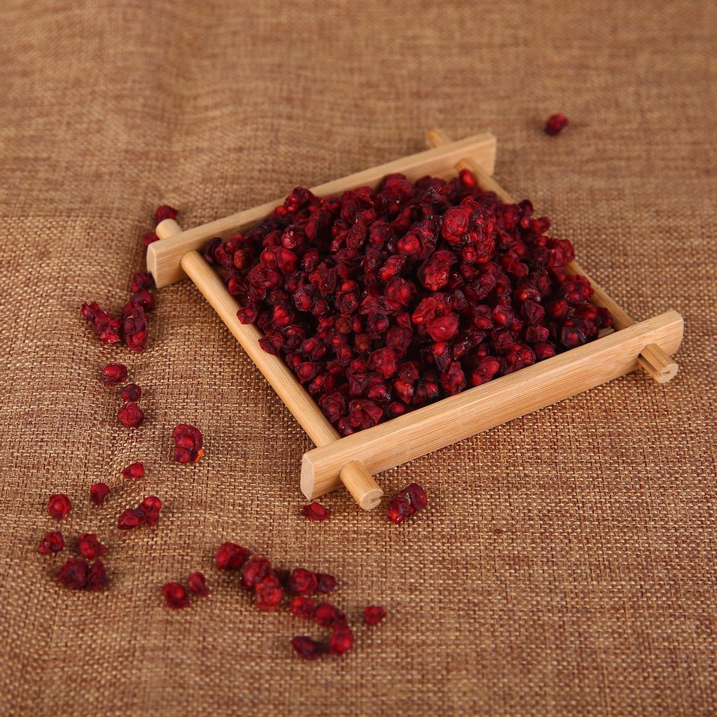 Wananfu Schisandra Berry Dried 4oz, Schizandra Berries for Tea, Wuweizi (北五味子)
