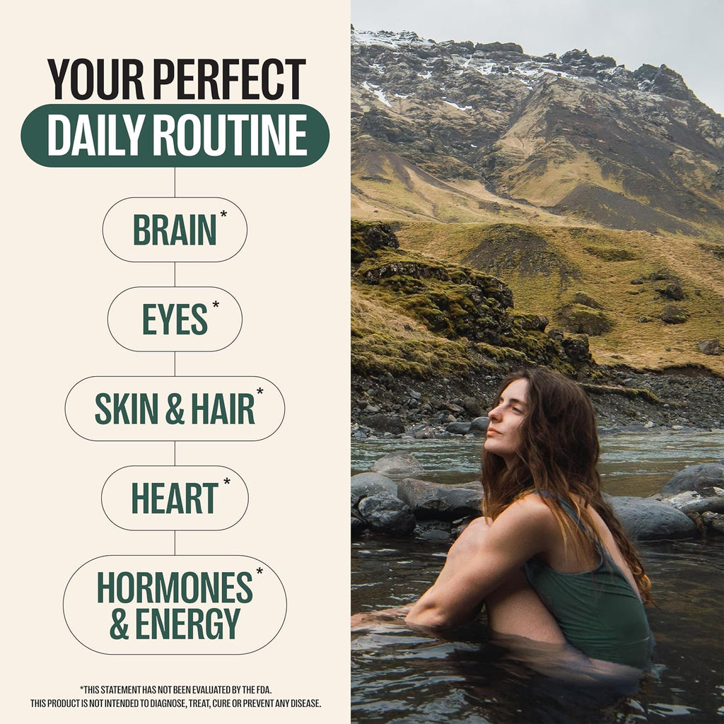 Orlo DHA – Vegan DHA Supplement (EPA & DHA) – Omega 3 Fish Oil & Krill Alternative – Plant-Based Omega-3 Algae Oil – Brain & Heart Support (120 Mini Burpless Softgels KIT)