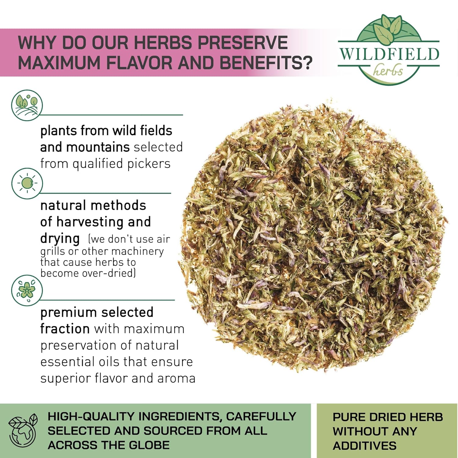 4 oz. Red Clover Tea Red Clover Herb Dried Blossom Flower Petals (Trifolium Pratense) - 113g Dried Cut Herb Bulk Herbal Tea Trebol Rojo