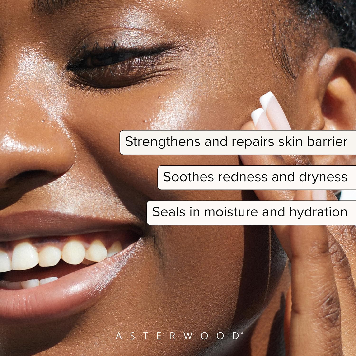 Asterwood Ceramide Barrier Repair Serum - Hydrating, Calming, & Barrier-Restoring Skin Facial Serum - with Triple Ceramide Complex, Squalane, Hyaluronic Acid - Fragrance-Free, Cruelty-Free - 1 Fl Oz