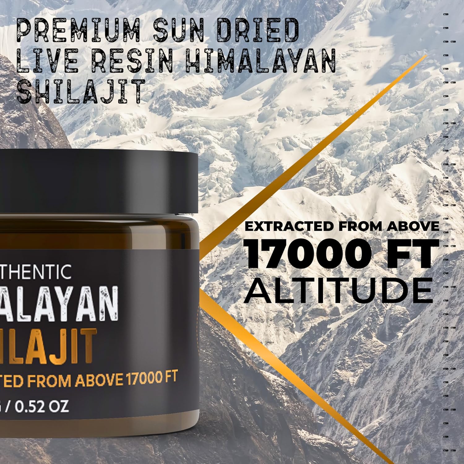 Authentic Himalayan SHILAJIT® by NutroTonic® | 60 Days Sun Dried Organic Most Potent Premium Resin | Lab Tested for Safety | Natural Source of Fulvic Acid +86% & Humic Acid +10%