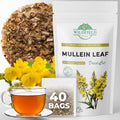 40 Bags Mullen Tea Mullein Tea Leaf (Verbáscum L.) - 40 Count 1.5g Bags Mullen Leaves Mullein Loose Leaf Hoja De Gordolobo
