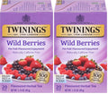 Twinings Wild Berries Herbal Tea Individually Wrapped Bags, 20 Count (Pack of 2), Full-Flavoured, Naturally Caffeine-Free, Enjoy Hot or Iced, 20 Teabags