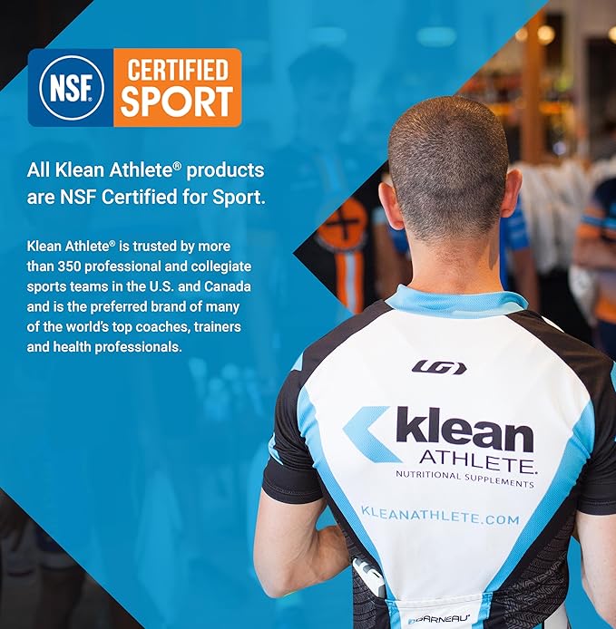 Klean Athlete Klean BCAA + Peak ATP | Amino Acid Supplement for Muscle Building, Workout Recovery, and Lean Muscle | 9.1 Ounces | Natural Orange Flavor