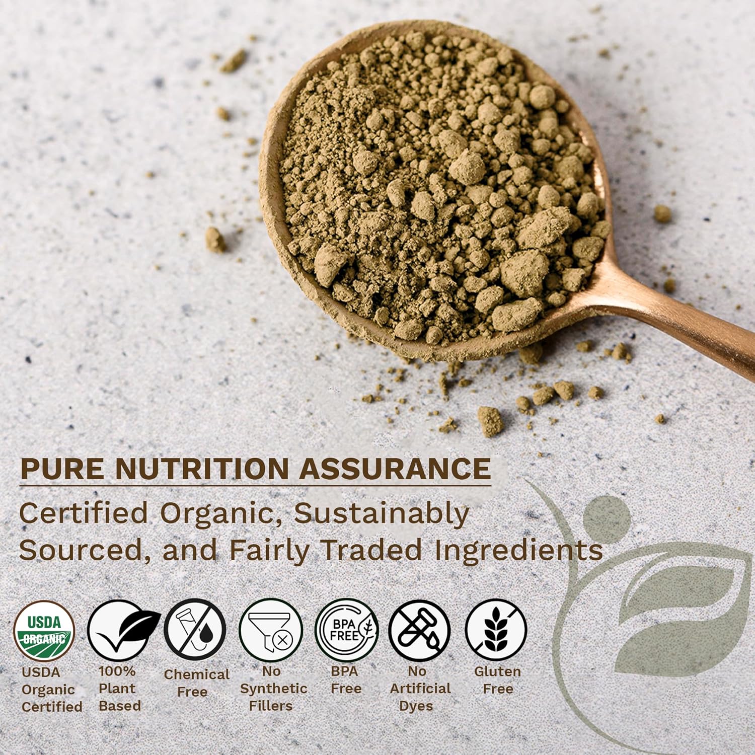 Pure Nutrition Organic Amla Powder 8 OZ (227 Grams) | Certified USDA Organic | Indian Gooseberry is a Natural Source of Vitamin C, Supports Immunity, Skin and Hair Health | NON GMO | Gluten Free