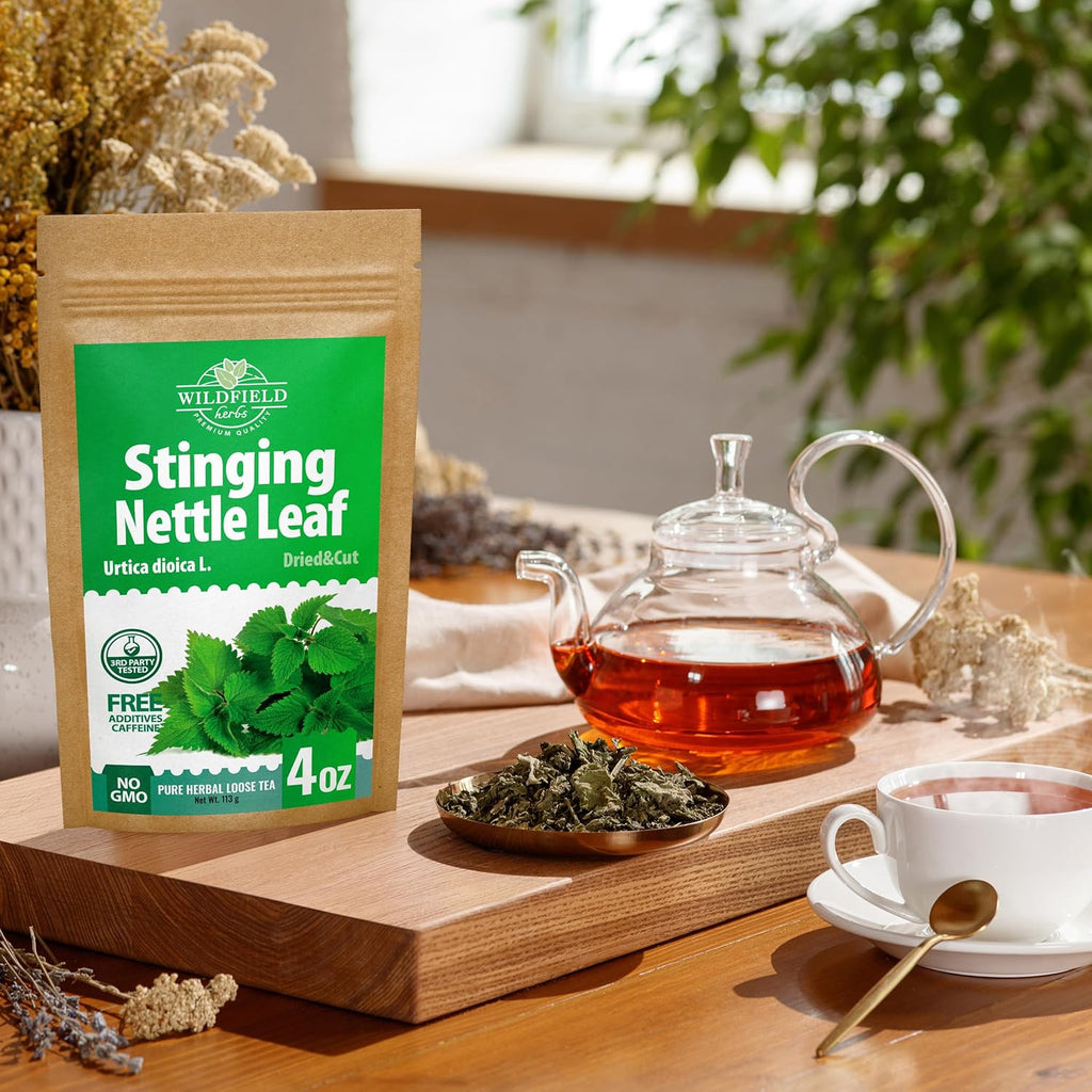 4 oz. Dried Nettle Leaf Tea Ortiga Planta Nettle Herb Bulk Stinging Nettle Leaf Herb Tea (Urtica dioica) - 113g Stinging Nettle Leaves Herbal Tea ortiga verde te
