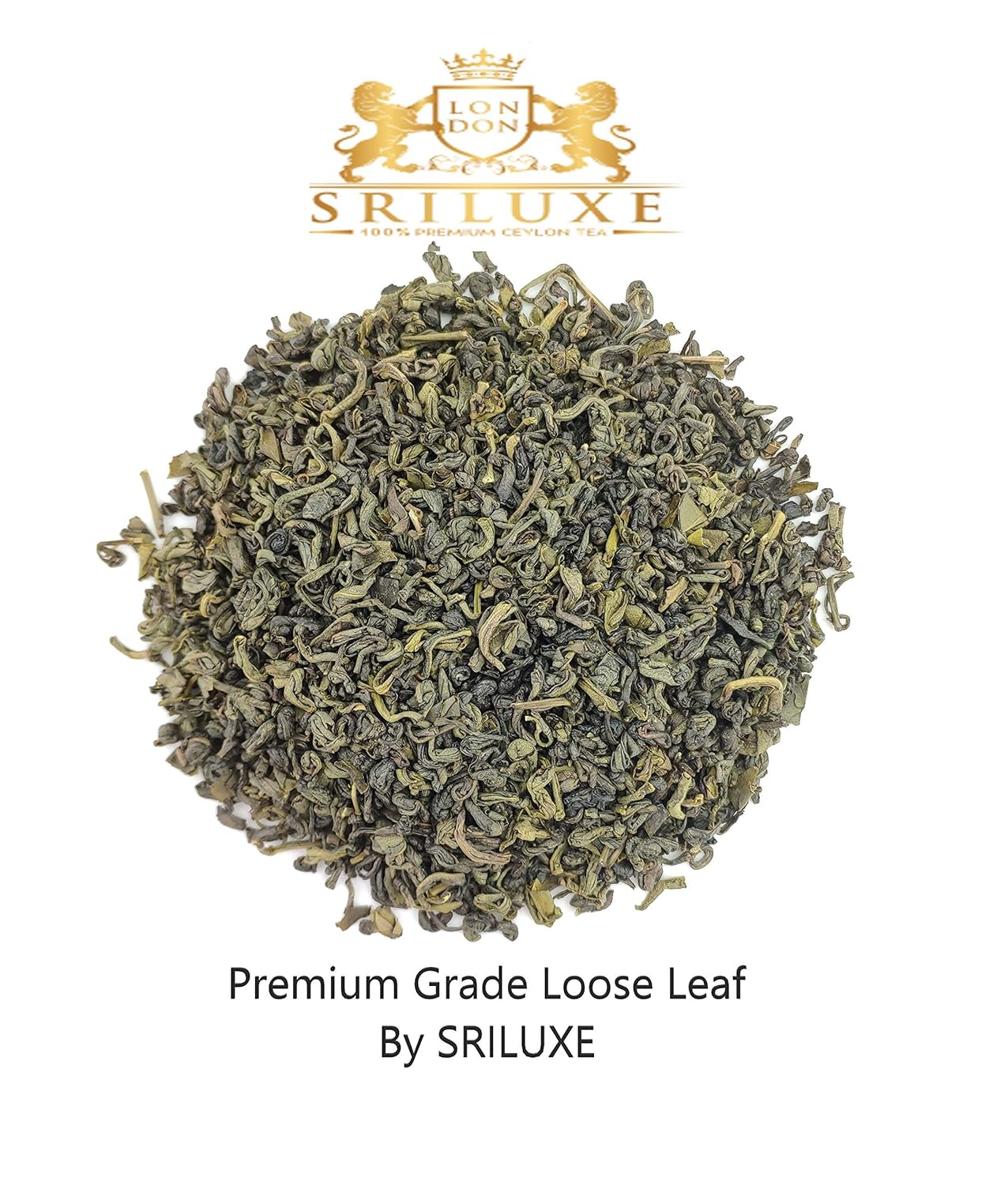 SRILUXE - Premium Quality Loose Leaf Ceylon Green Tea | 100% Natural Tea | Powerful ANTIOXIDANTS | Pure Green Tea Loose-Leaves (250g)