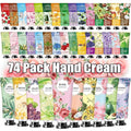 74 Pack Hand Cream Gift Set For Women and Girls,Valentines Day Gifts for Her,Him,Teacher Appreciation Gifts,Nurses Gifts,Natural Plant Hand Lotion For Dry Hands,Scented Mini Hand Lotion Travel Size