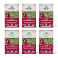 ORGANIC INDIA Tulsi Cinnamon Rose Tea Bags - Tulsi Rose Tea Bags, Cinnamon Tea Bags with Holy Basil, Chamomile, Stevia, USDA Certified Organic Caffeine Free Herbal Tea - 18 Infusion Bags, 6 Pack