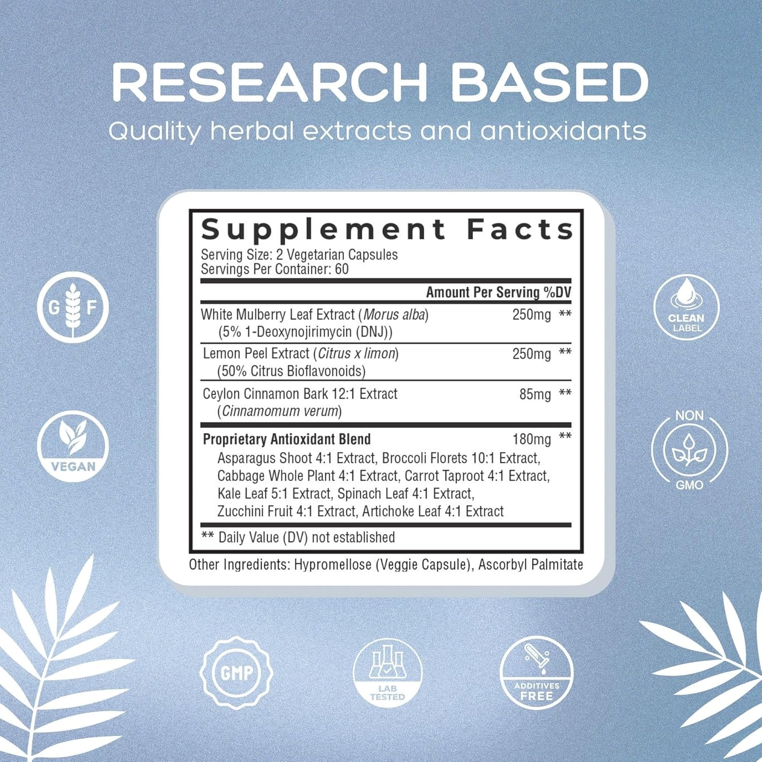 Level Off Anti Spike Formula Glucose Supplement – Capsules for Metabolic Health, Helps Moderate Glucose Spikes, Vegan, Non-GMO, Gluten Free – 120 Caps