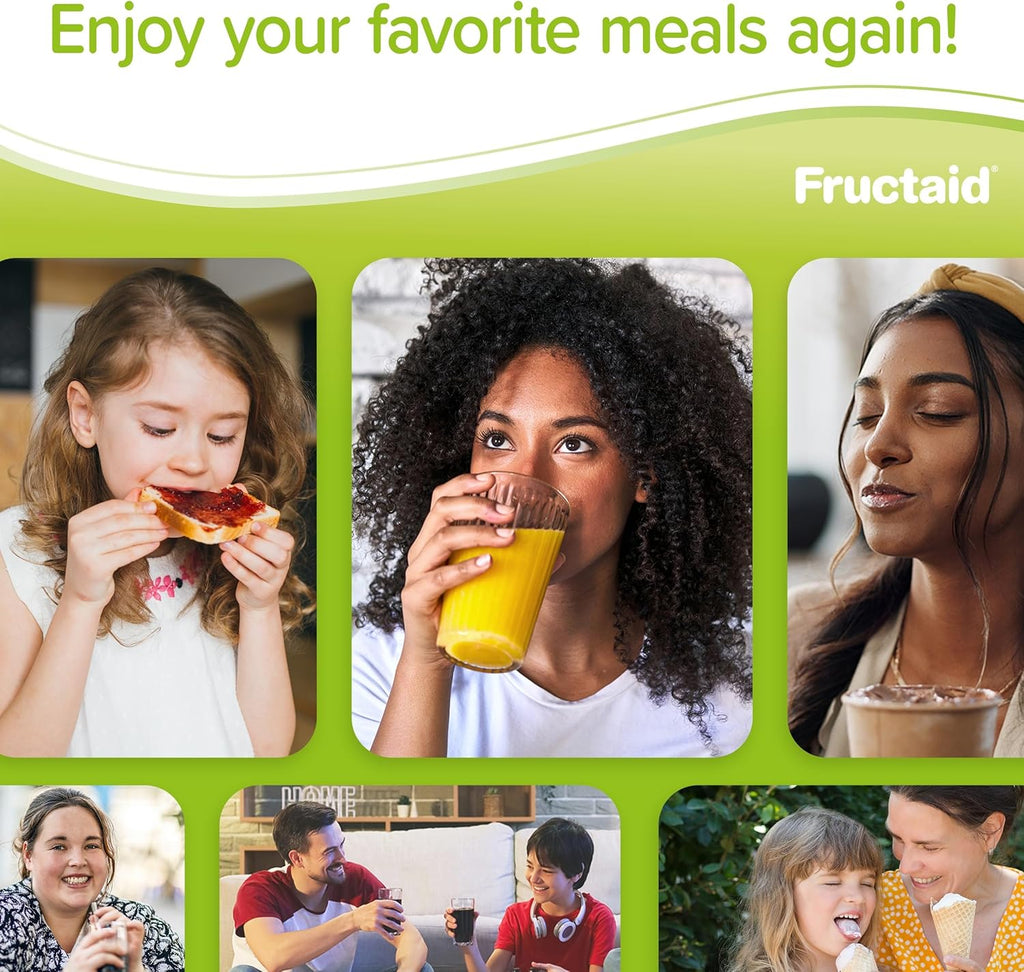 Enzyme Supplement - 90 Capsules, so That You can Enjoy Fruits, Fruit Juices, Soft Drinks, and Sweets Again, Dietary Supplement, Gluten-Free, Lactose-Free