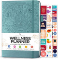 Legend Wellness Planner & Food Journal – Daily Diet & Health Journal with Exercise & Weight Loss Tracker – Nutrition Diary, 6 Months (Aquamarine)