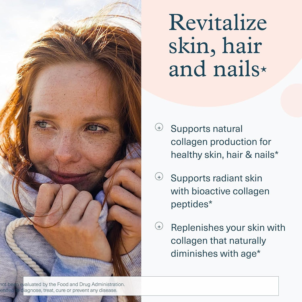 Youtheory Advanced Collagen - 6,000 mg Collagen with Vitamin C - for Hair, Skin & Nails* - Supplements for Women & Men - 290 Tablets (45-Day Supply)