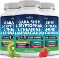 NEW AGE GABA 750mg 5 HTP 200mg L Tryptophan 500mg L Theanine 200mg Ashwagandha SAM-e L-Glycine - Vitamins for Women and Men with L-Tyrosine 5-HTP (5-Hydroxytryptophan) - 270 Count