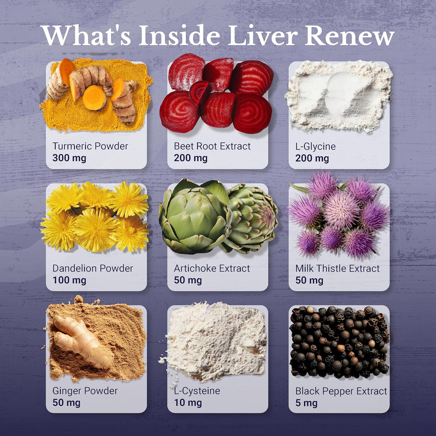 Liver Renew - Liver Cleanse Detox & Repair - Liver Support Supplement with Artichoke Extract, Milk Thisle, Dandelion and Turmeric - 120 Capsules