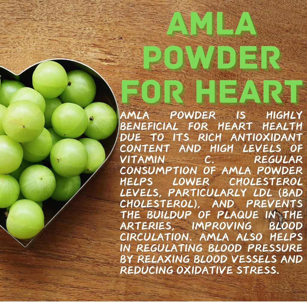 Natural Amla Powder (Indian Gooseberry, Amalaki), Pure Natural Fruit Powder with Vitamin C for Hair Growth & Immune Support, Emblica Officinalis, 5.3 oz / 150 gm
