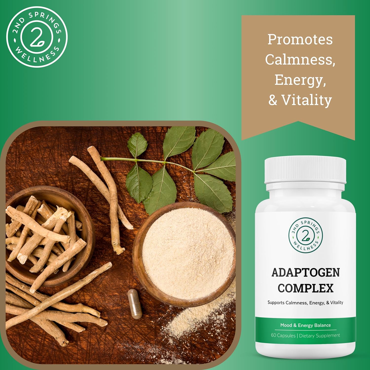 Mind & Body Support Bundle: Adaptogen Complex & Brain Support Formula