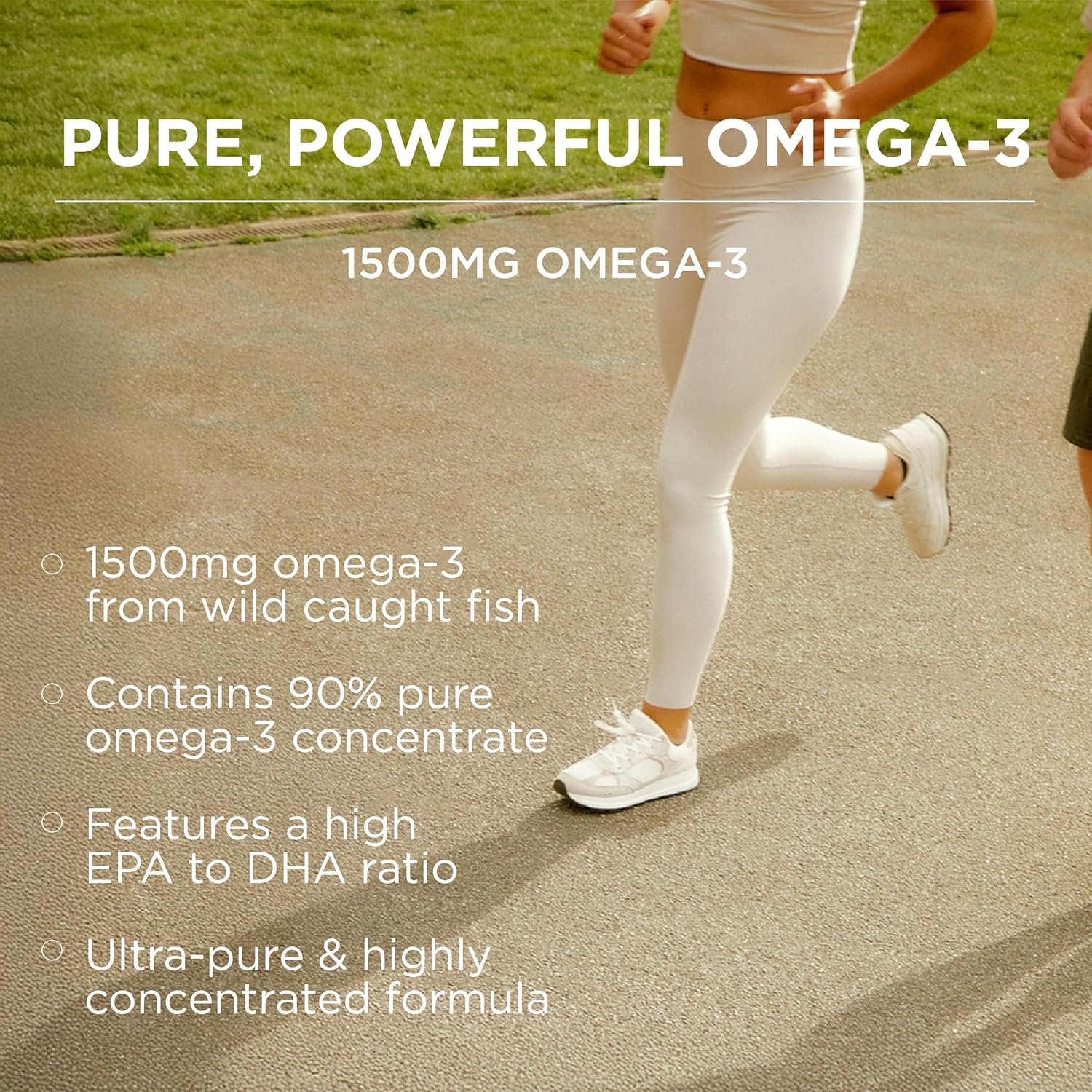 Omax3 Natural Omega 3 Fish Oil Pills 1500 MG EPA DHA - Omega3 Fatty Acid Supplements Muscle & Joint - Gluten Free, Wild Caught, Non GMO, 60-Day Supply Blister Packed (2 Boxes)