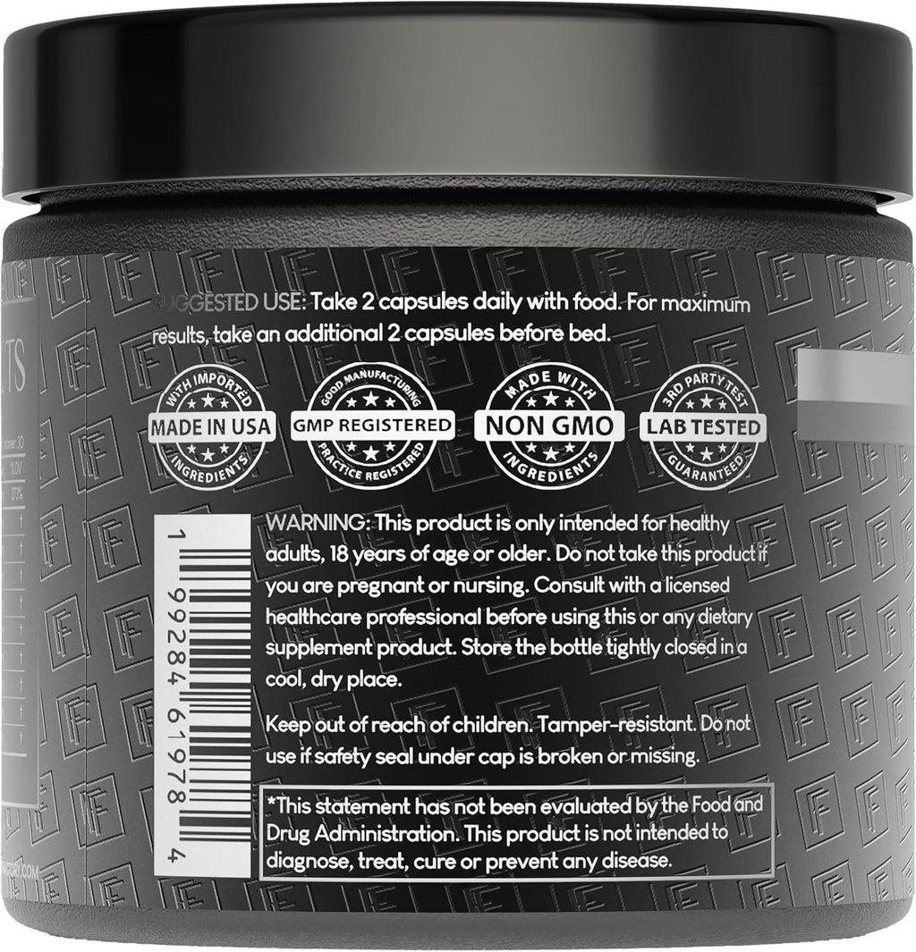 Formulation Factory Self Obsessed Starter 10-in-1 Masculinity Maximizer Supplement for Men with Shilajit, Tongkat Ali, Ashwagandha, Fenugreek to Support Muscle, Drive, Strength 60 Count (Pack of 1)
