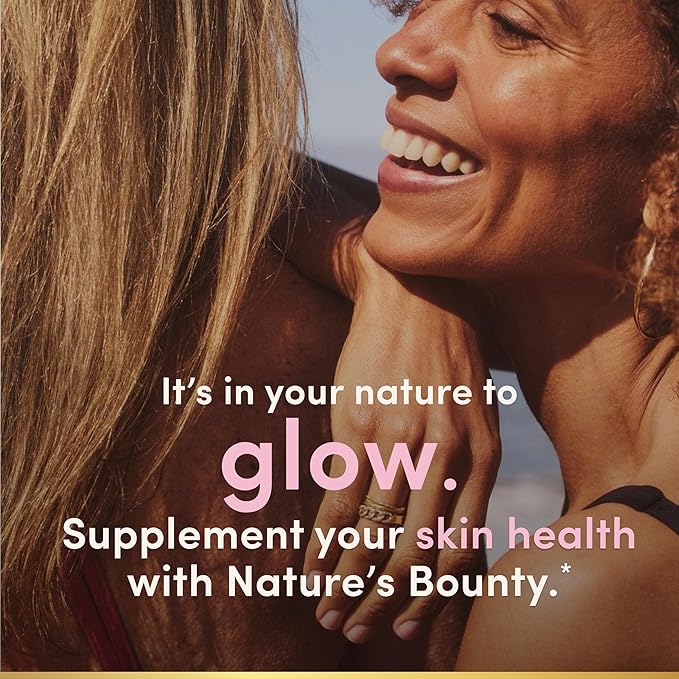 Nature's Bounty Optimal Solutions Ultra Collagen Booster for Healthy-Aging Supplement, Resveratrol, Hyaluronic Acid – Collagen Capsules for Women, 48 Capsules (Pack of 3)