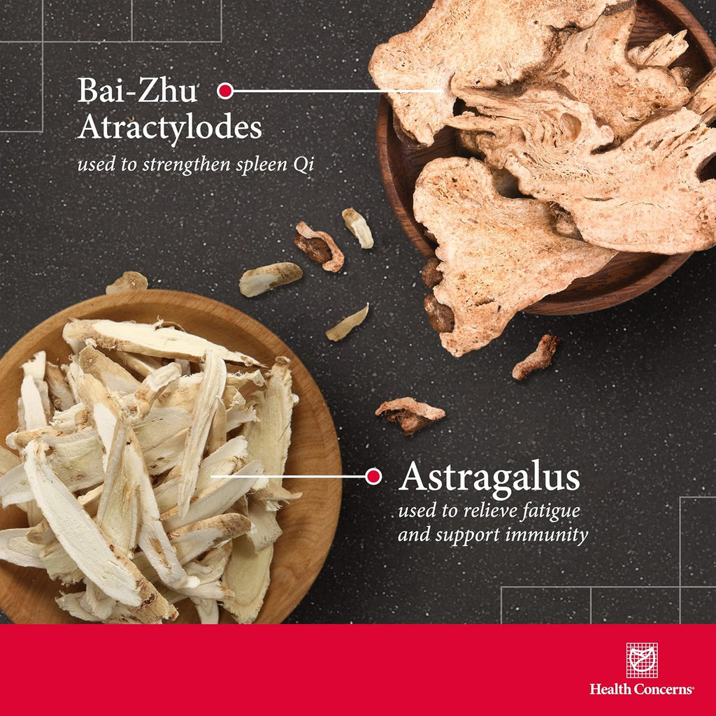 Health Concerns Raise Qi – Energy & Immune System Support – Bu Zhong Yi Qi Wan Formula – Astragalus, Ginseng & Dong Quai Herbal Supplement for Weakness, Digestion & Yang Qi Balance – 90 Capsules