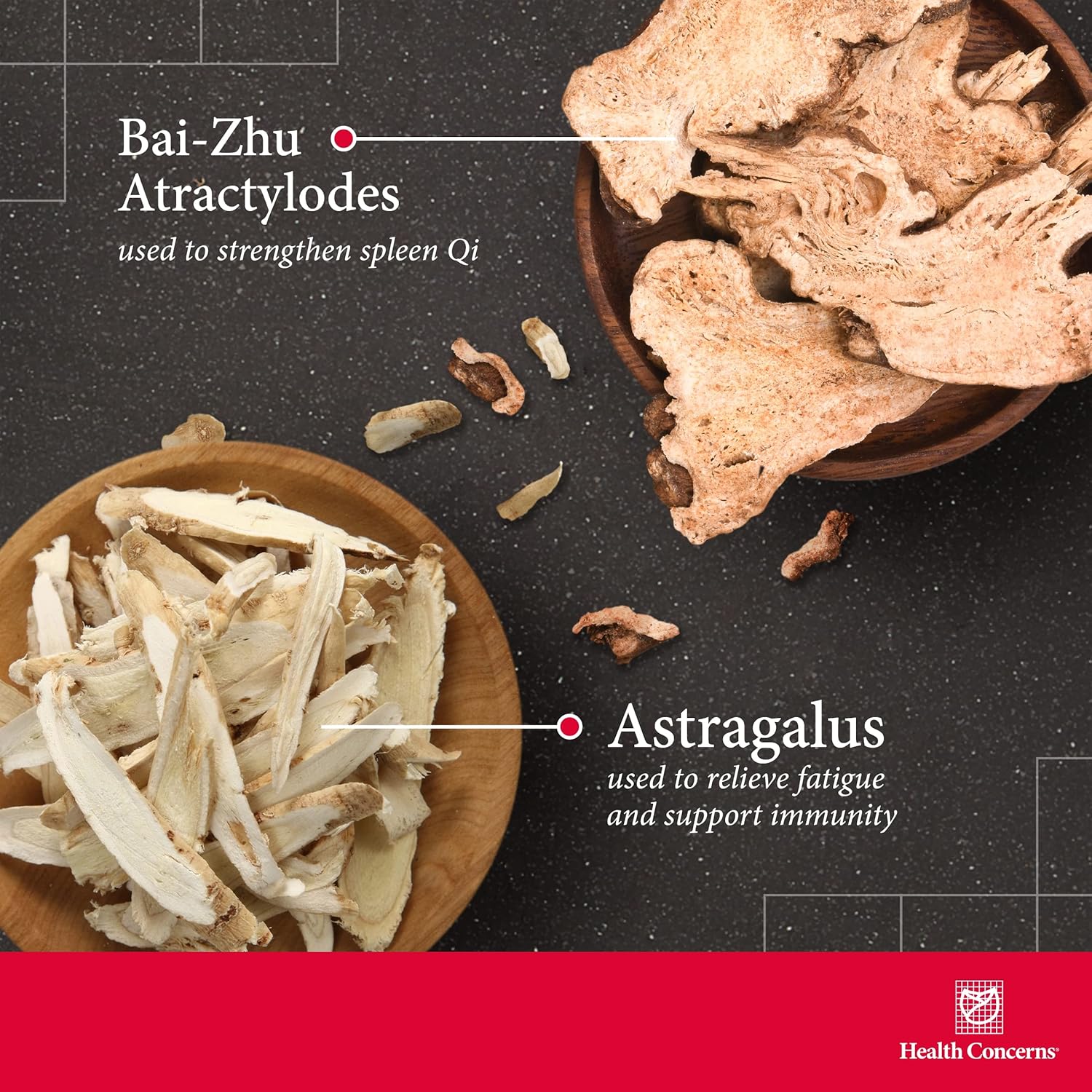 Health Concerns Raise Qi – Energy & Immune System Support – Bu Zhong Yi Qi Wan Formula – Astragalus, Ginseng & Dong Quai Herbal Supplement for Weakness, Digestion & Yang Qi Balance – 90 Capsules