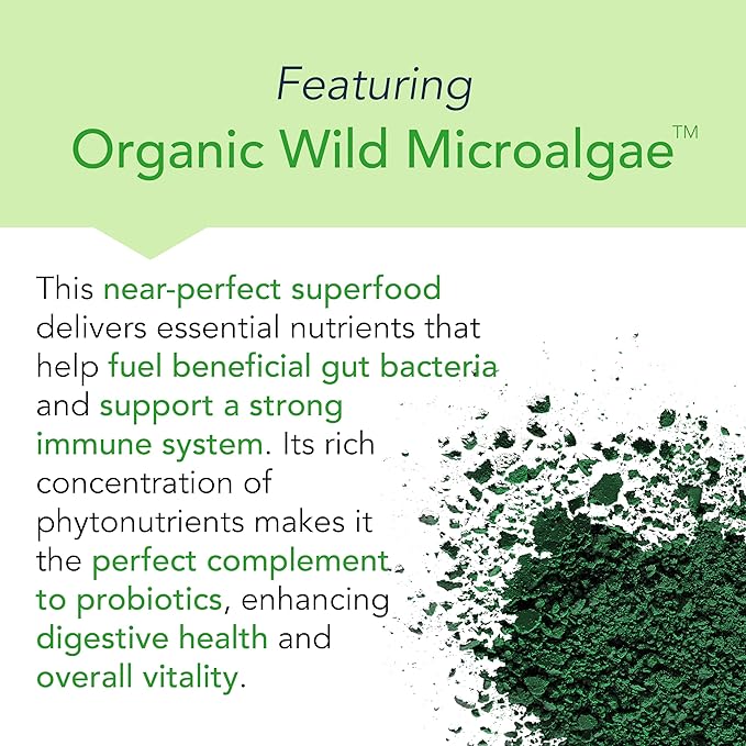 New Earth Essentials Daily Gut Health Packets | Probiotics, Digestive Enzymes & Organic Wild Microalage | 5-Capsule Daily Packs | 30-Day Supply | Vegan & Non-GMO