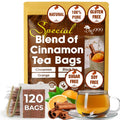 TOG999, 120 Tea Bags – Special Blend of Cinnamon, Black Tea, Orange Peel and Cloves, 100% Natural Ingredients, Hand-made Blend Herbal Tea. Eco-conscious Tea Bags. No Sugar, No Caffeine, No Gluten, Vegan.