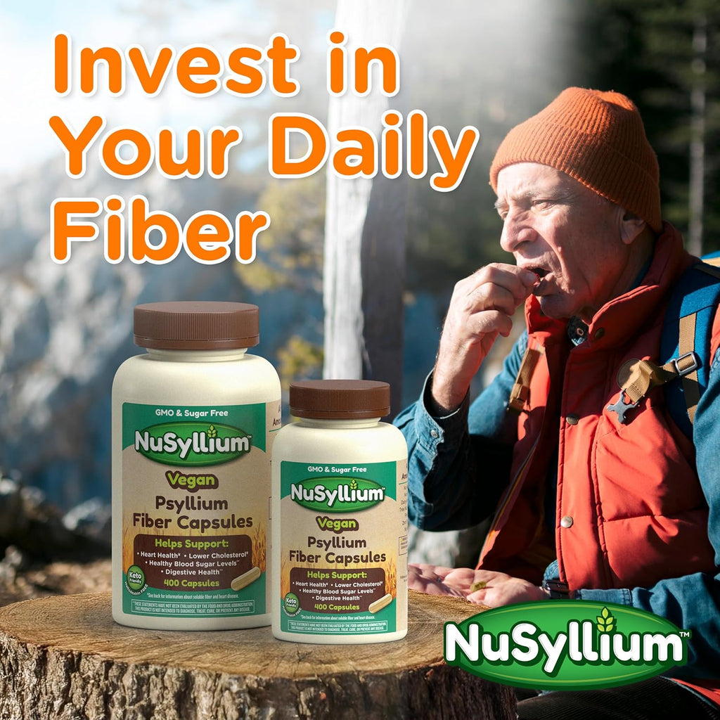 Psyllium Husk Powder, Organic, 21 Oz (Pack of 2) Dietary Fiber Supplement with Brown Sugar, Helps Promote Digestive Health* & Appetite Control* Non-GMO, Gluten Free, Unflavored, 85 Servings