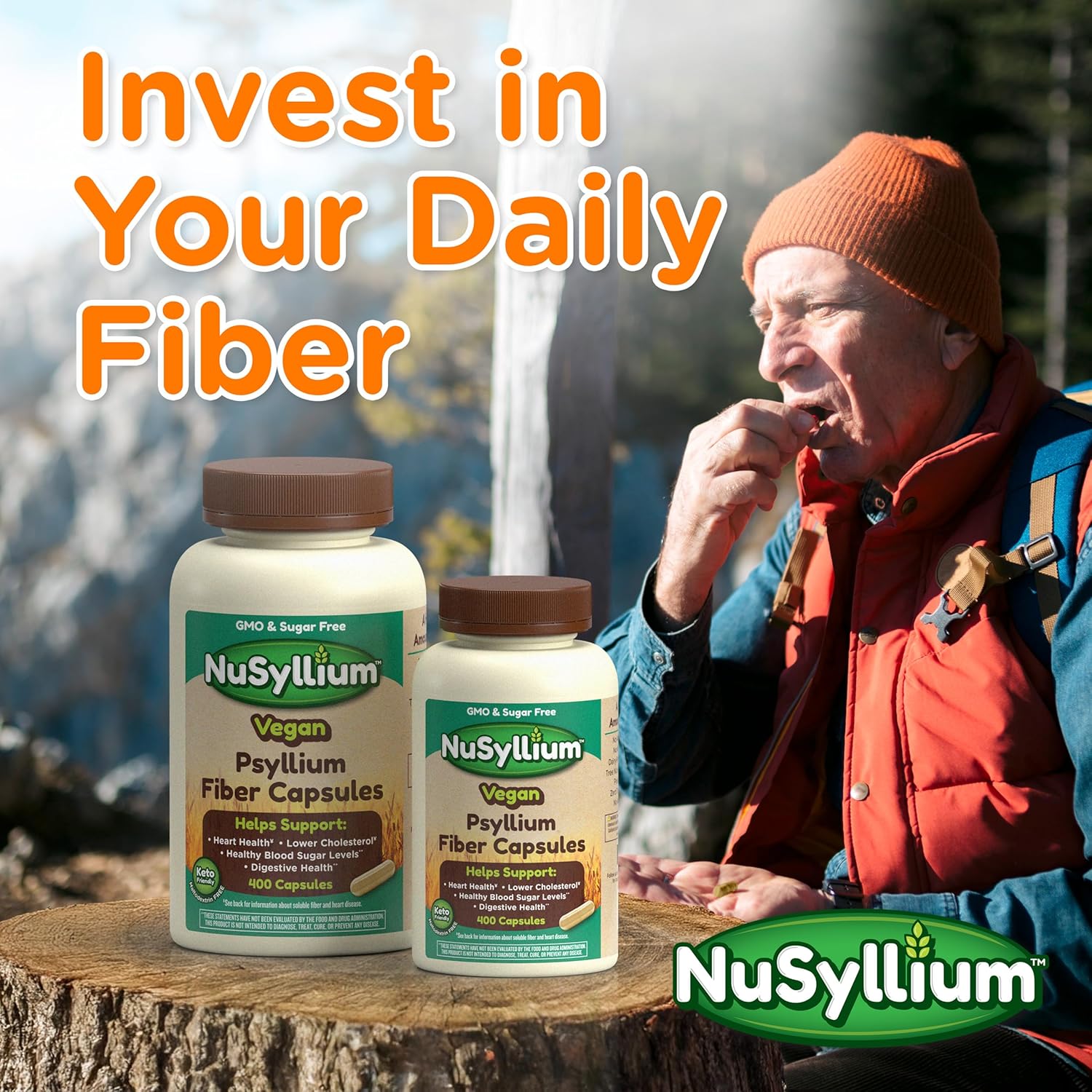 Psyllium Husk Powder, Organic, 21 Oz (Pack of 2) Dietary Fiber Supplement with Brown Sugar, Helps Promote Digestive Health* & Appetite Control* Non-GMO, Gluten Free, Unflavored, 85 Servings