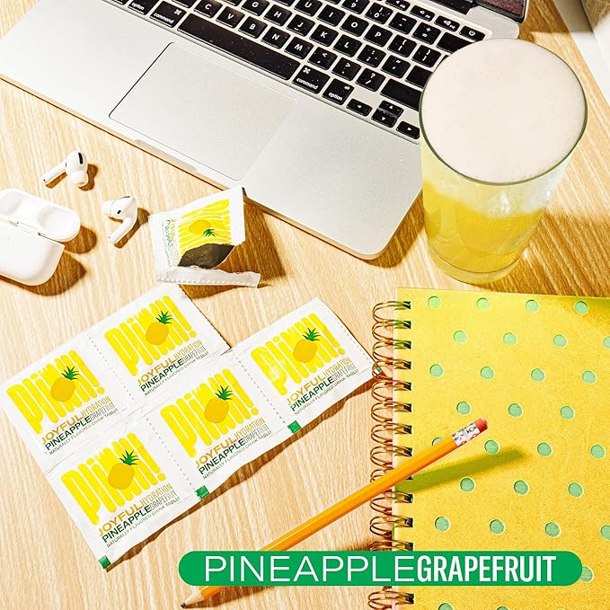 Plink! Fizzy Electrolyte Tablets for Adults & Kids – Pineapple Grapefruit, 14ct – Daily Hydration with Electrolytes – Low Sugar, Low Calorie, Vegan, Keto Friendly, Non-GMO, Water Enhancer