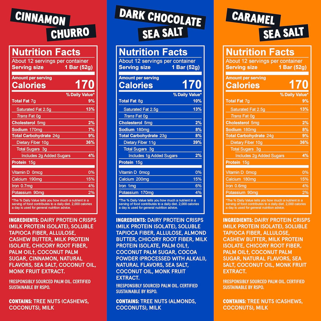 Wild Fox Protein Bars - Keto-Certified High Protein Snack with No Refined Sugar, Great Taste, 15g Protein, and No Seed Oils, Variety Pack