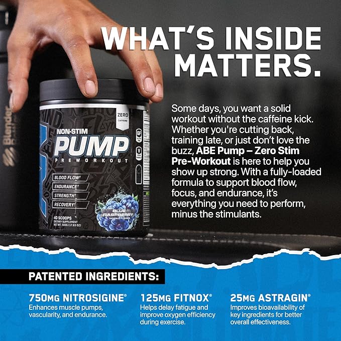 All Black Everything Non Stim Pre-Workout | Preworkout Energy Drink Mix | Caffeine Free | Creatine, Beta Alanine & Citrulline | Energy Supplement for Men & Women | Sour Gummy Bear | 40 Servings